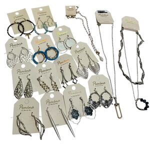 16 Pieces Pomina Jewelry Bundle – Earrings and Necklaces - NWT